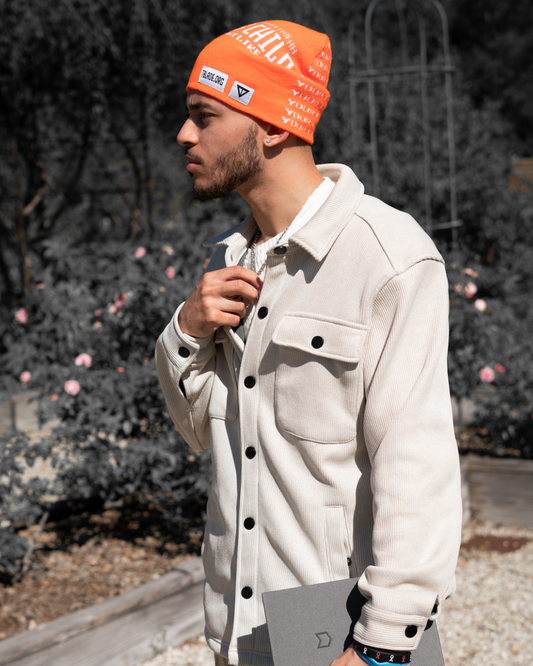 God's Child Beanie (Light Orange)